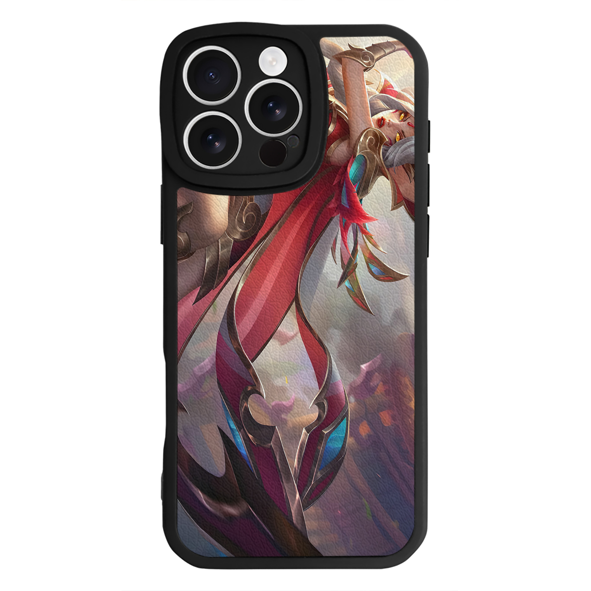 リーグ・オブ・レジェンド League of Legends LOL 【iPhone 16シリーズ対応】シリコンスマホケース（レザー調） 材質：シリコン